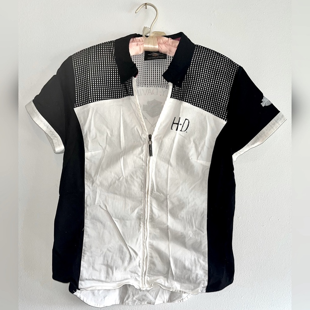 Harley-Davidson Zip-Up Biker Shirt